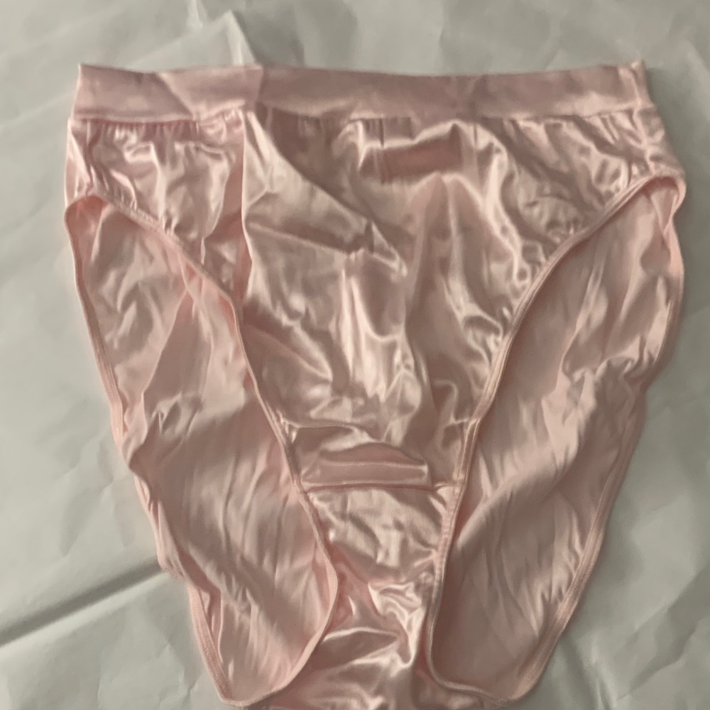 Victoria's Secret Shimmering Pink Satin Panties